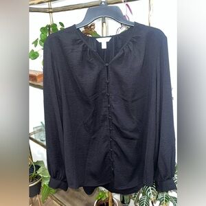Nine West black long sleeve